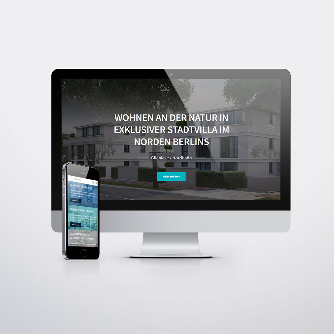 Webdesign für Propeco Housing GmbH